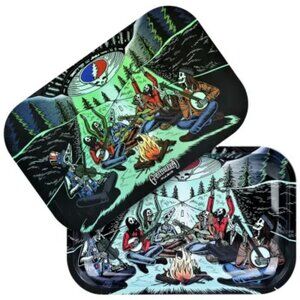 Grateful Dead UFO Jam Rolling Tray ~ w/Magnetic Lid ~ 11" x 7" ~ Brand New!